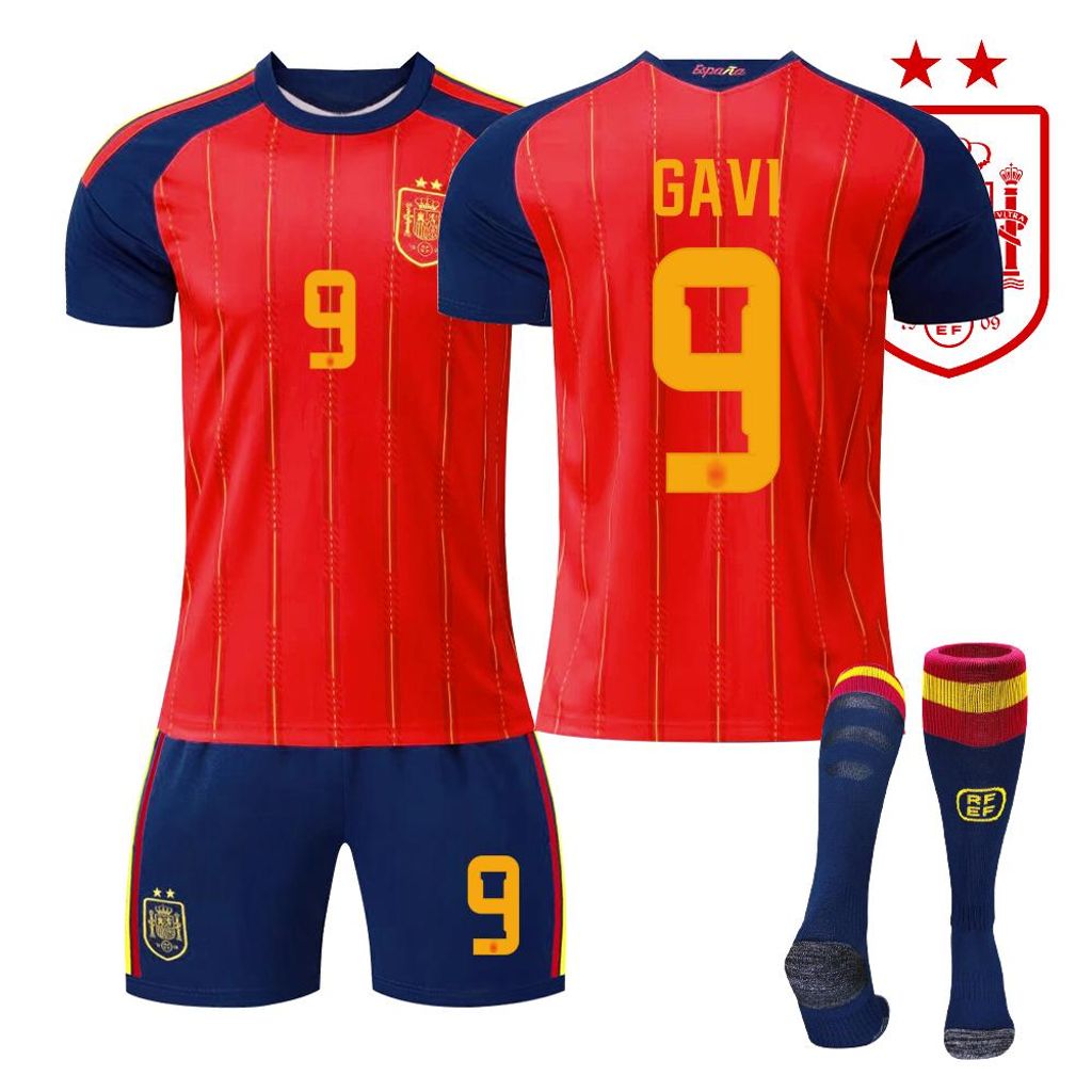 #9 GAVI 2026 World Cup Spain Home Stadium Two-Star Jerseys Produktbild 