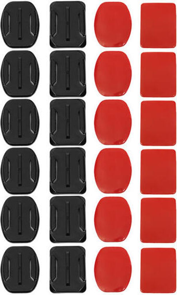 24 pezzi Accessori per casco Supporto adesivo piatto e Immagine del prodotto 