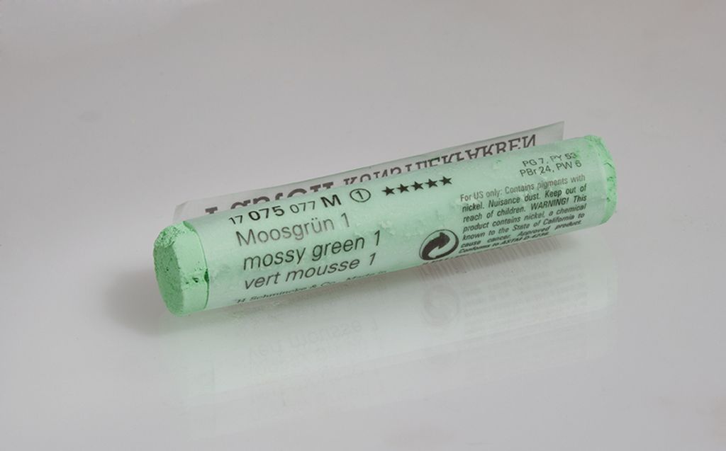Schmincke Pastell M Moosgruen 1 Pastell 17 075 077