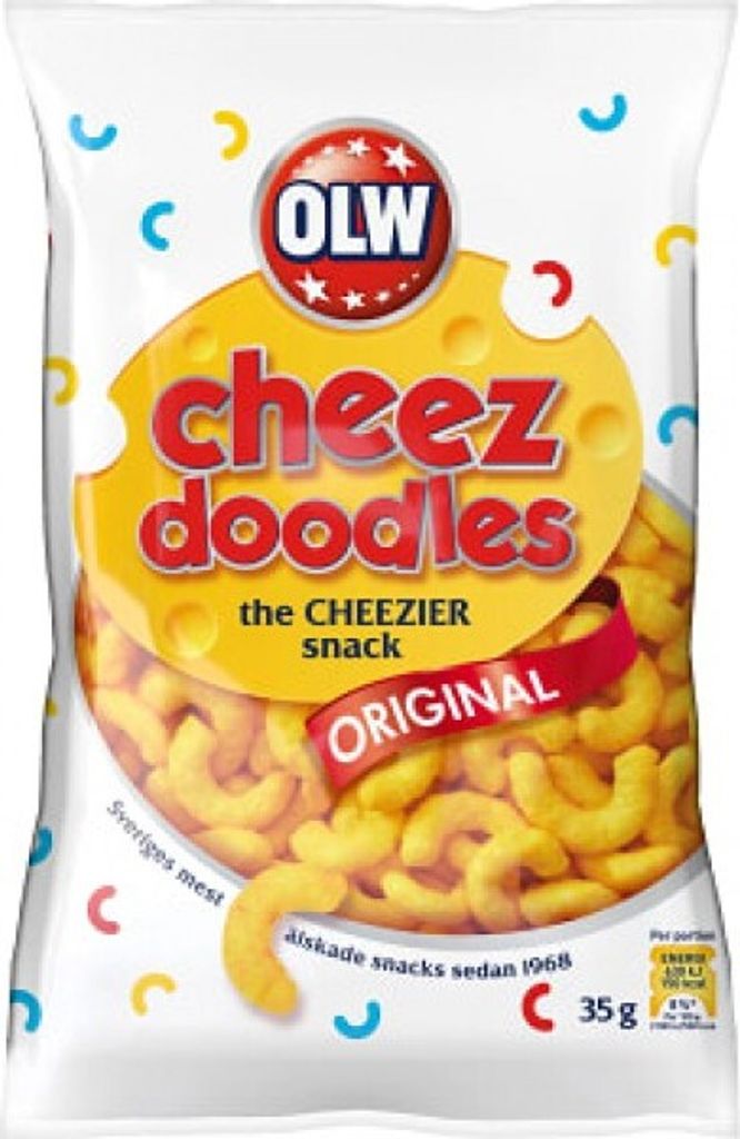 OLW Cheez Doodles (Maiskringel), 225g Produktbild 