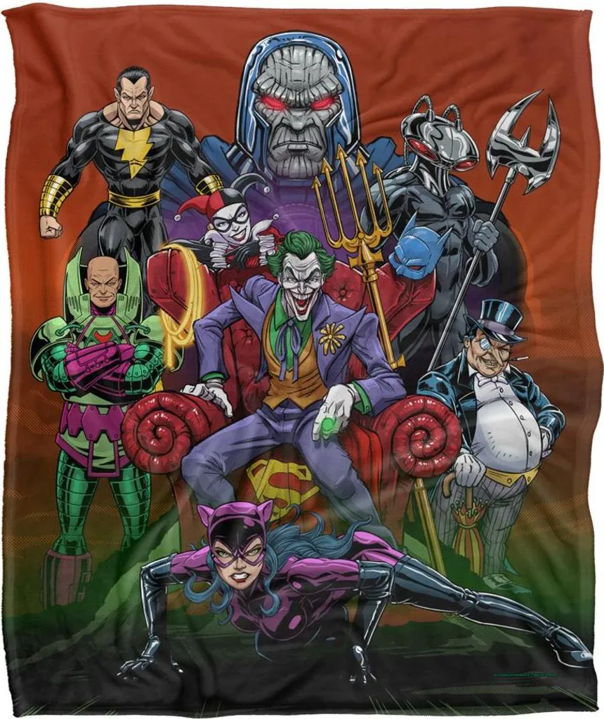 Couverture Soyeuse Justice League Rogues Gallery - Douceur Premium TV