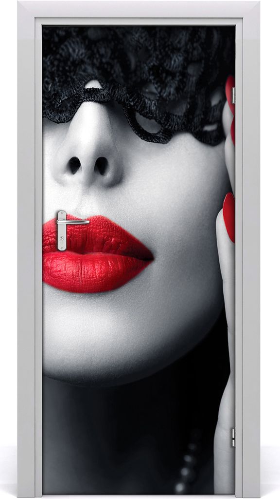 Tulup Türaufkleber 85x205 cm Dekorative Aufkleber Selbstklebend Wasserdichte Tapete Abnehmbar Schlafzimmer Wohnzimmer Wohnkultur - Spitzeschablone