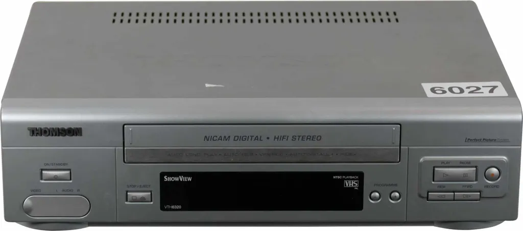 Thomson VTH6320G pour Numériser vos Cassettes VHS et Revoir vos Souvenirs