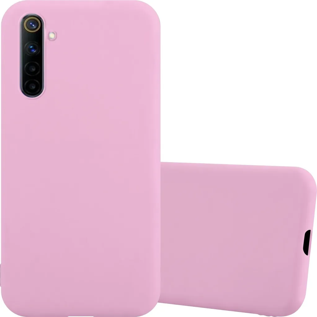 Custodia Cadorabo per Realme 6 4G / 6s custodia protettiva in rosa custodia del telefono cellulare TPU custodia in silicone copertura