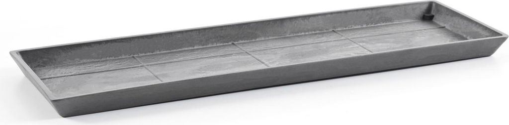 Ecopots Untersetzer rechteckig 45 für Blumentopf - L 43,5 cm x B 15,5 cm x H 3,3 cm - Innen- und Außenbereich