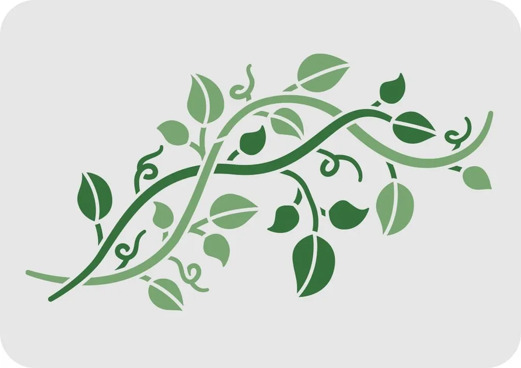 Réussir vos dessins de feuilles de vigne : pochoir A4 précis et réutilisable