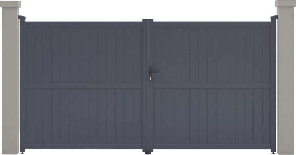 Cancello da giardino in alluminio "Maurice" - 349,5 x 180,9 Immagine del prodotto 