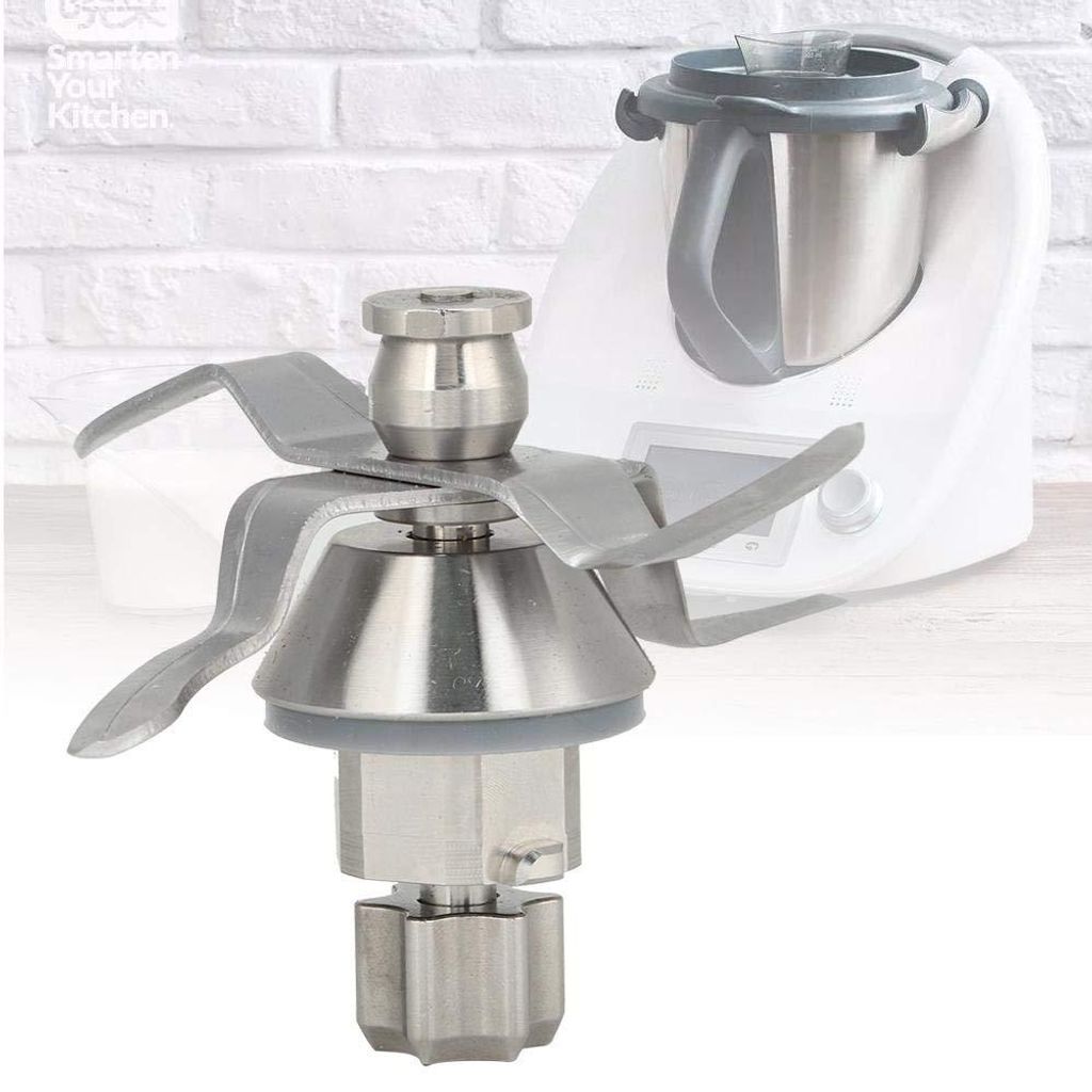 TM31 Edelstahl-Messerset – Kompatibel mit Vorwerk Thermomix TM31 – Ersatzteile für Mixer – Kompatibel mit verschiedenen Mixern