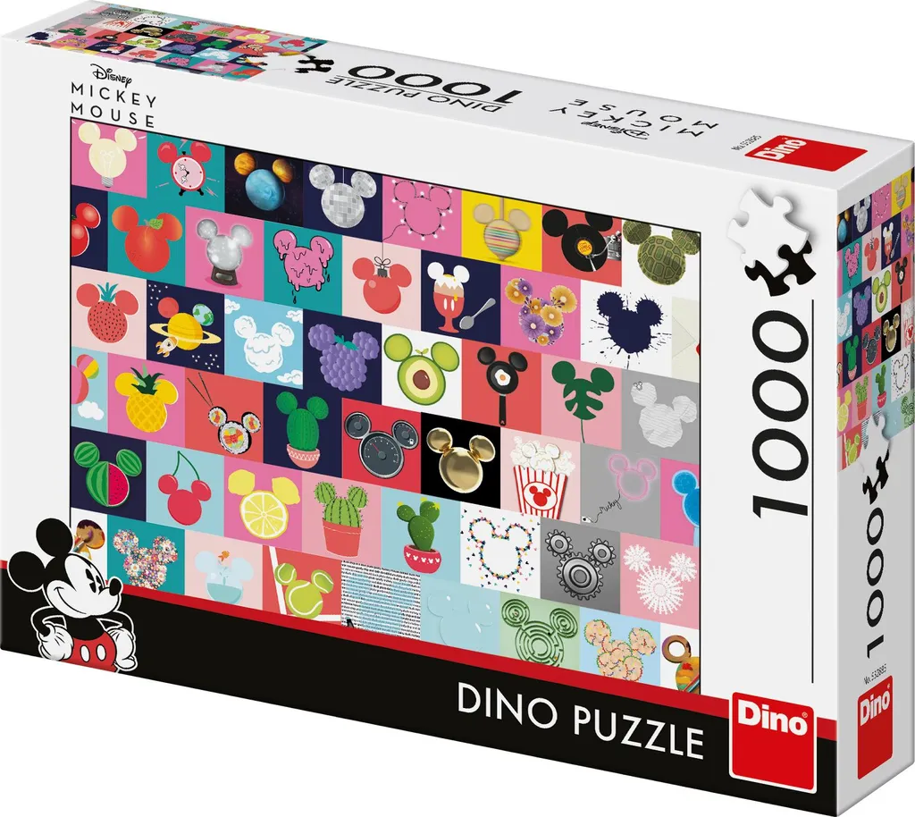 Puzzle Mickey Mouse 1000 pièces - Qualité Premium DINO Format 66x47cm
