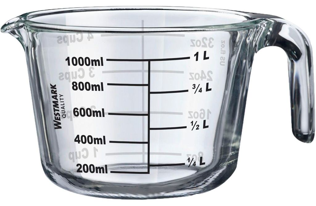 WESTMARK Mesure avec poignée, contenance : 1 litre, verre Image du produit 