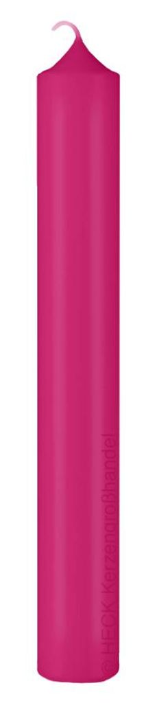 Altarkerzen Fuchsia Pink 25 x 4 cm, 4 Stück