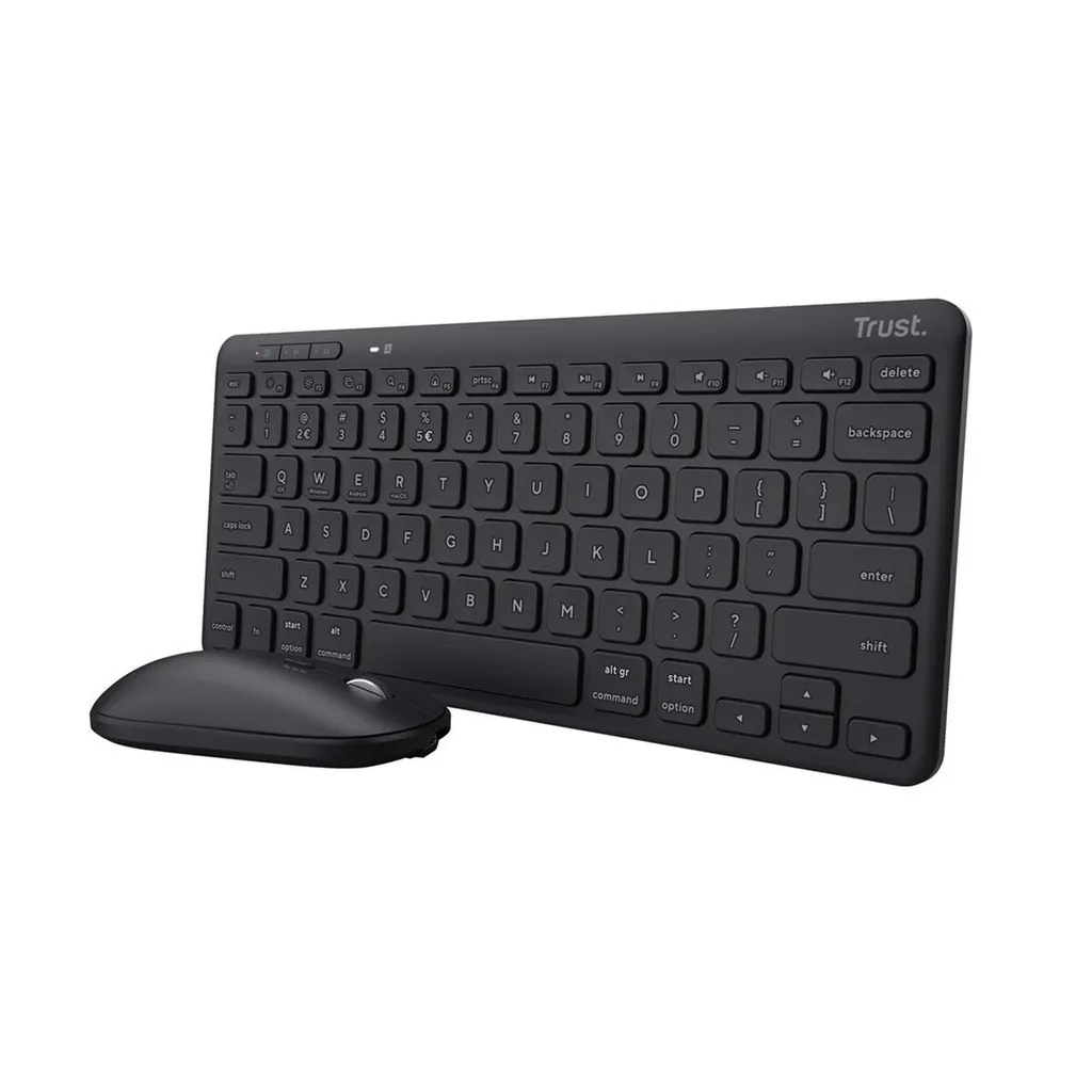 Pack Trust Lyra WL Clavier Souris Multi-dispositif Sans Fil Rechargeable - 2