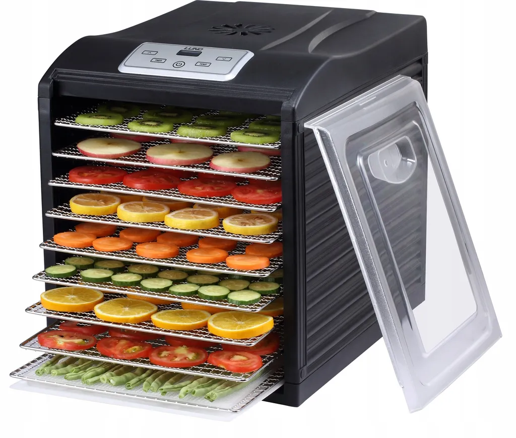 Déshydrateur inox grande capacité 9 plateaux pour une conservation optimale - 8