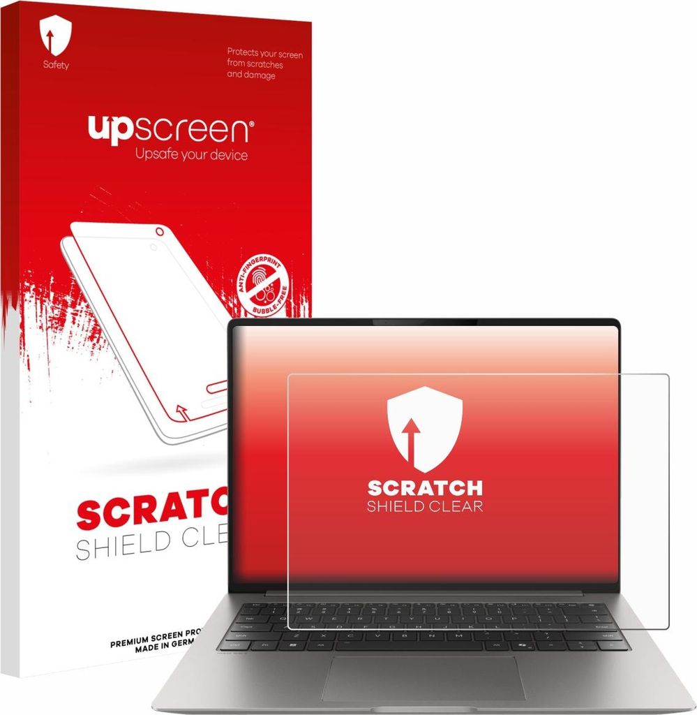 upscreen Schutzfolie für Honor MagicBook Pro 14 Displayschutz Displayschutzfolie Folie Klar Transparent