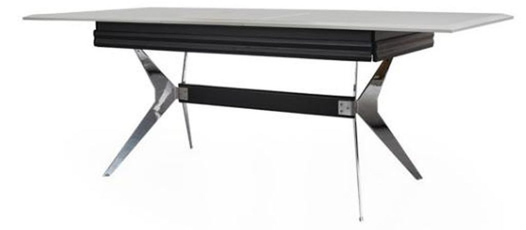 Luxus Esszimmer Schwarz Graue Esstisch 6x Stühle Sideboard Essgruppe 9tlg.