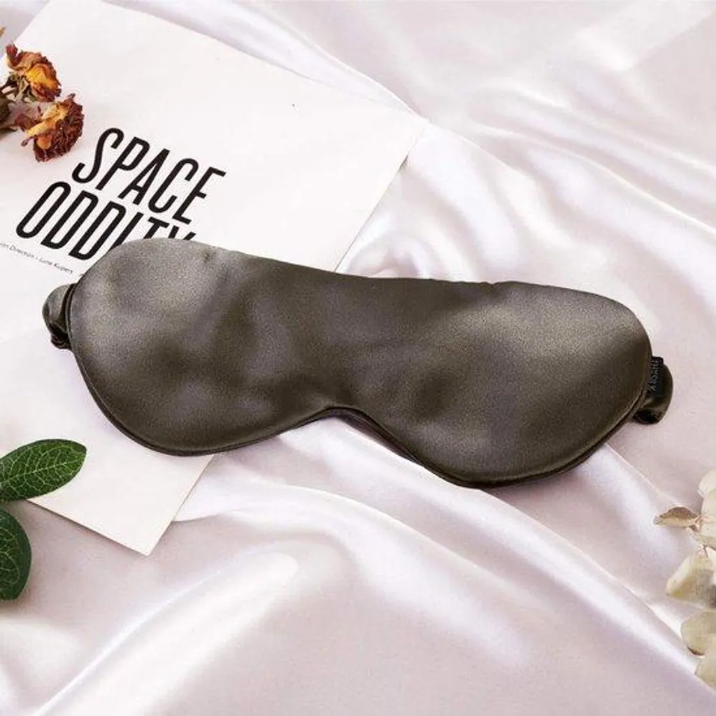 Bandeau de nuit en soie naturelle 22 momme pour un sommeil profond