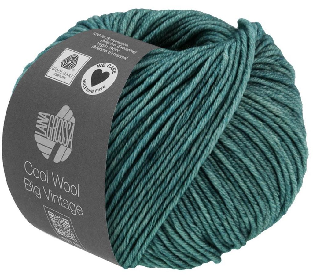 Lana Grossa - Cool Wool Big Vintage 7179 petrol Produktbild 