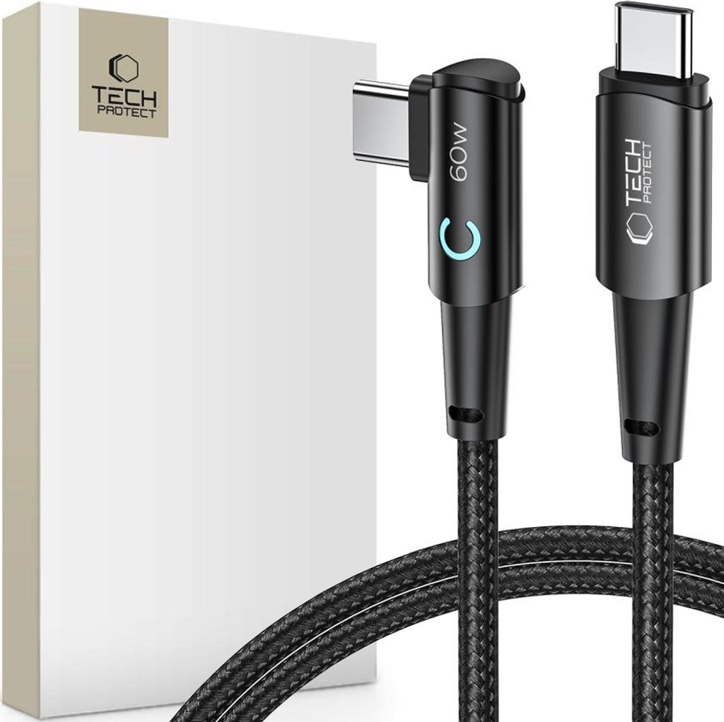 Tech-Protect Ultraboost L Typ-C Kabel 60W/6A 100Cm Grau