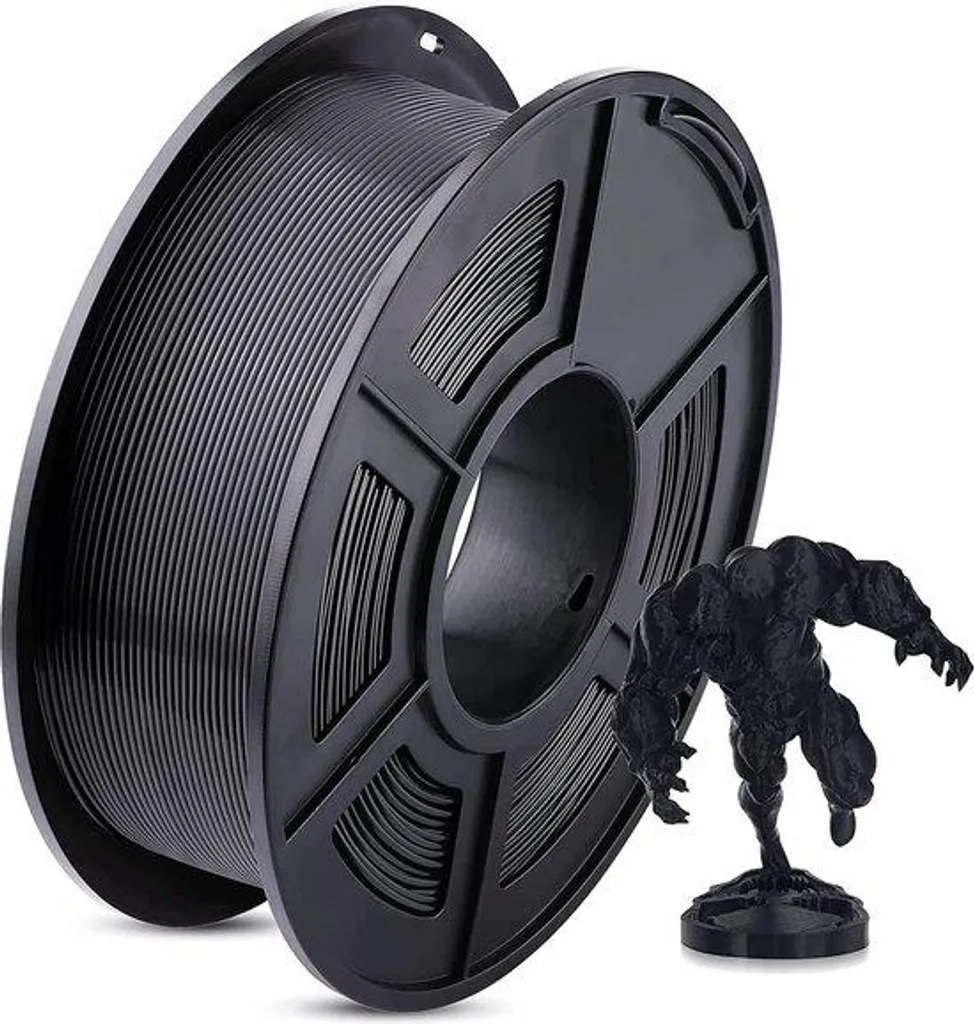 Consommable Impression 3D Filament PLA 1,75mm Noir Haute Qualité