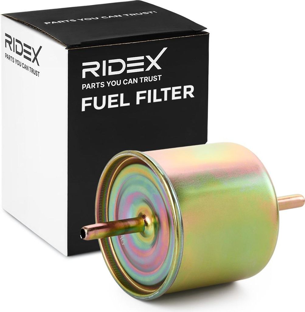 Kraftstofffilter RIDEX 9F0082 Benzinfilter für FORD Fiesta Mk4 Schrägheck (JAS, JBS) Leitungsfilter
