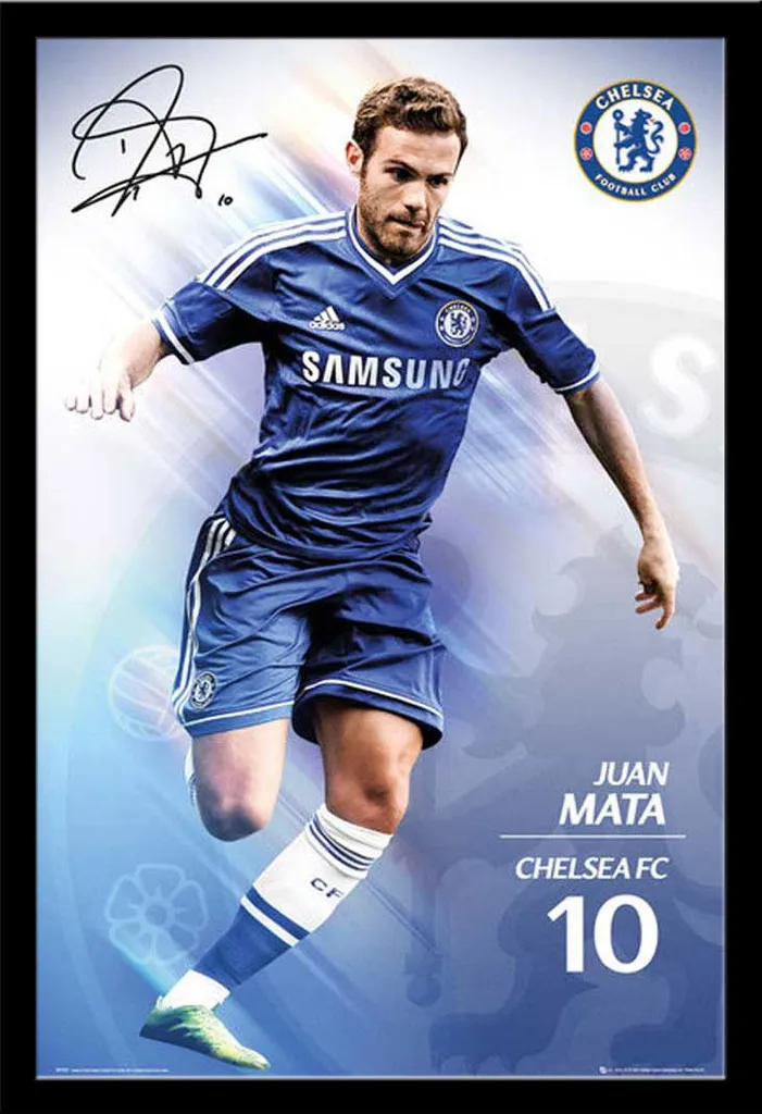 Poster Chelsea Mata encadré : Fini les affiches cornées grâce au MDF