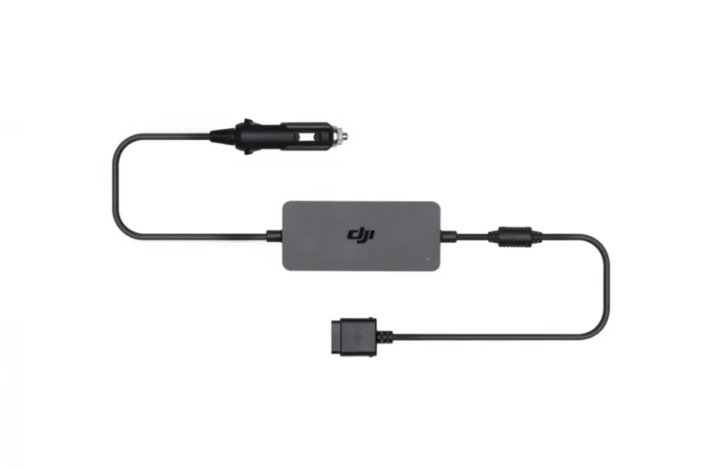 Chargeur voiture DJI FPV avec protection thermique pour batterie noire