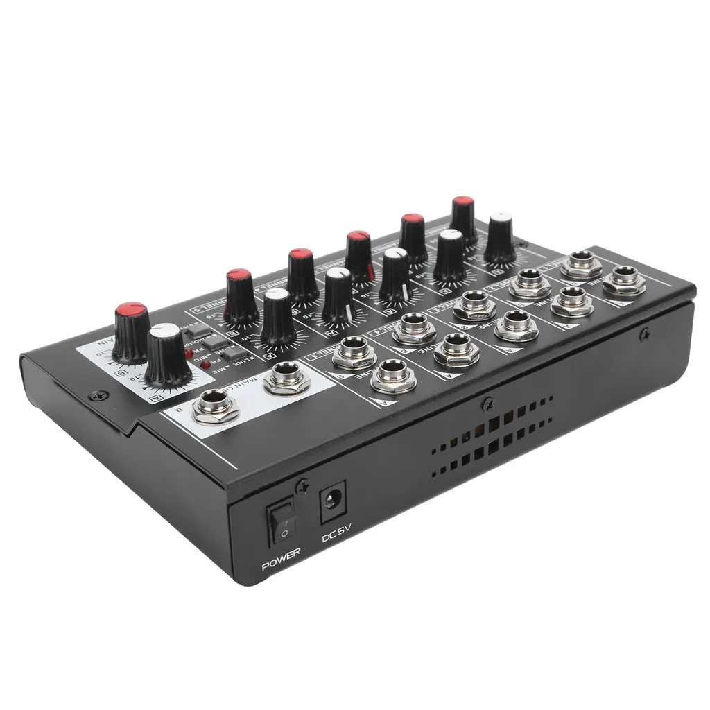 Table de mixage audio 10 canaux stéréo console Pro-Mix 10 noir portable