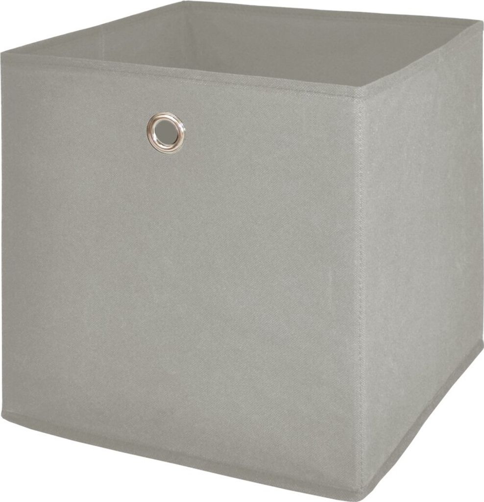 Faltbox Box Stoffbox- Delta - Größe: 32 x 32 cm - Schlamm