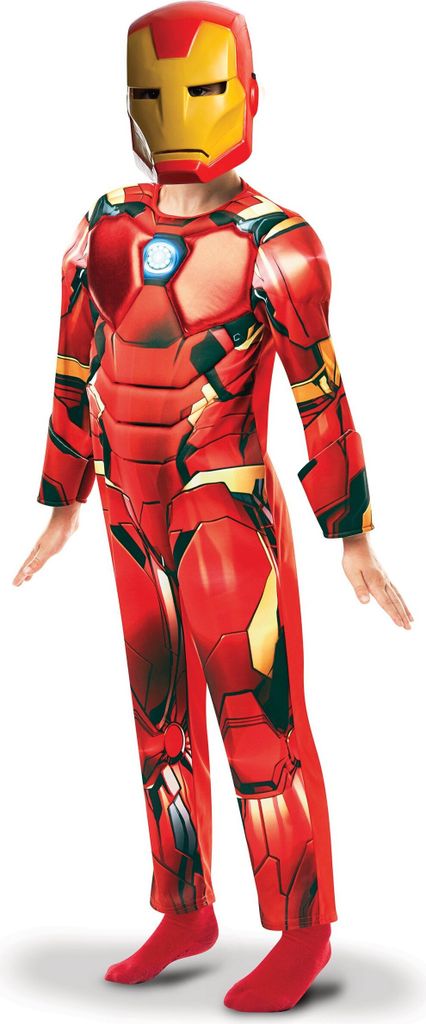 Avengers Iron Man™-Kinderkostüm Superhelden-Anzug rot-gelb Produktbild 