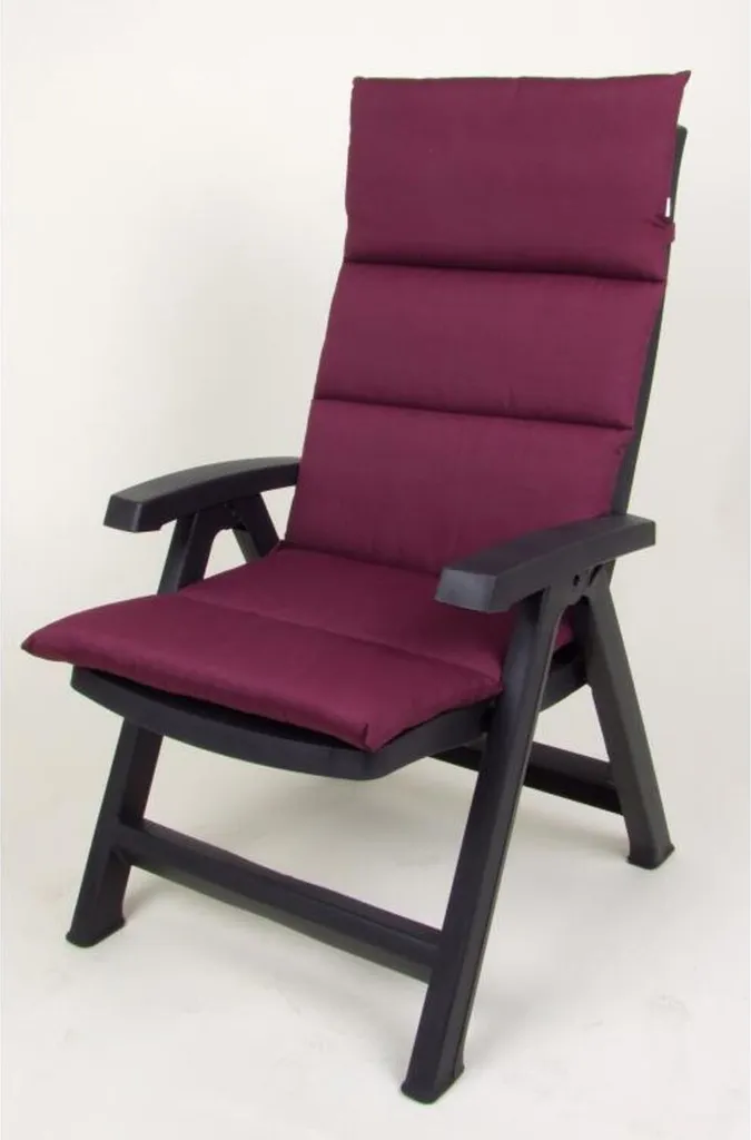 Coussin d'Assise Rollstepp Rembourré Dossier Haut 120x50cm Lot de 4 Pièces
