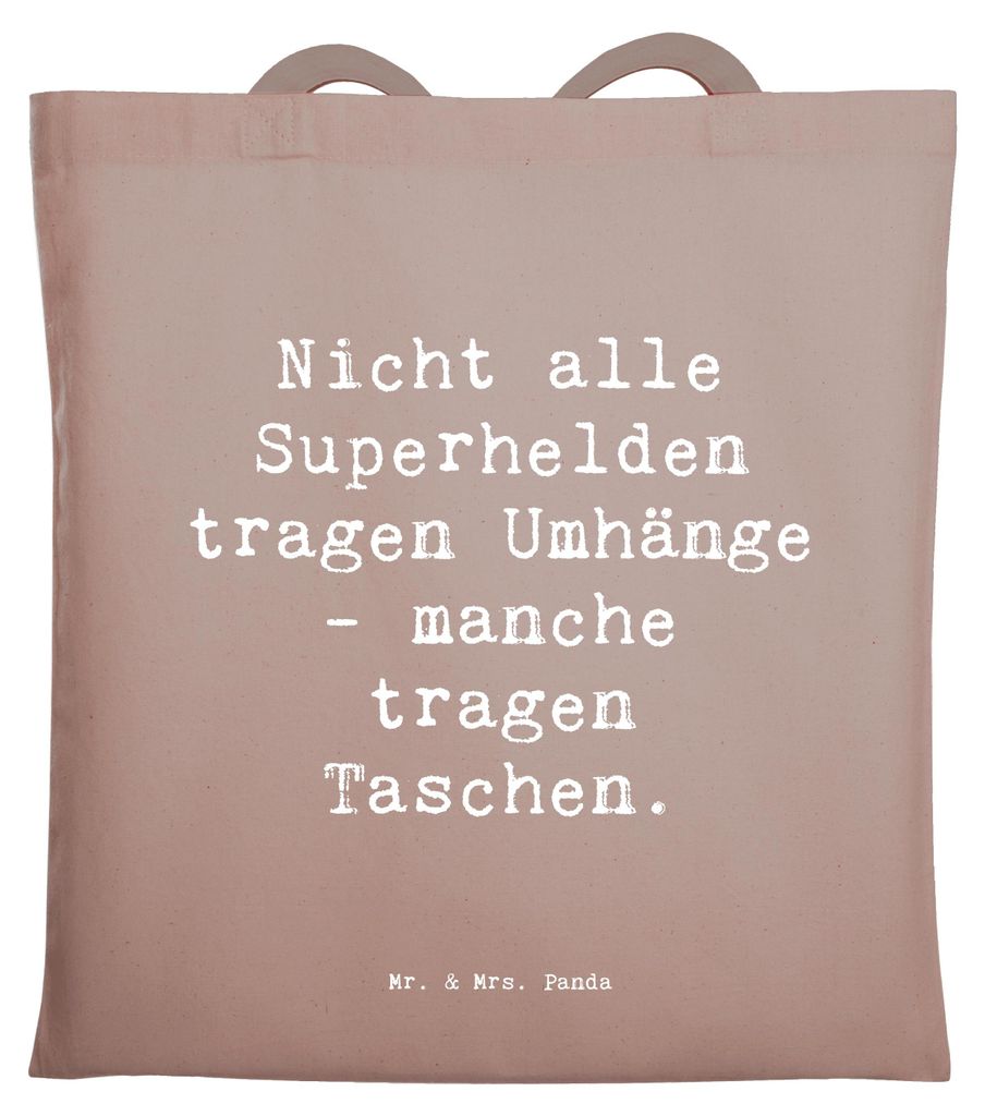 Mr. & Mrs. Panda Schultasche Spruch Tragetasche Held - Produktbild 