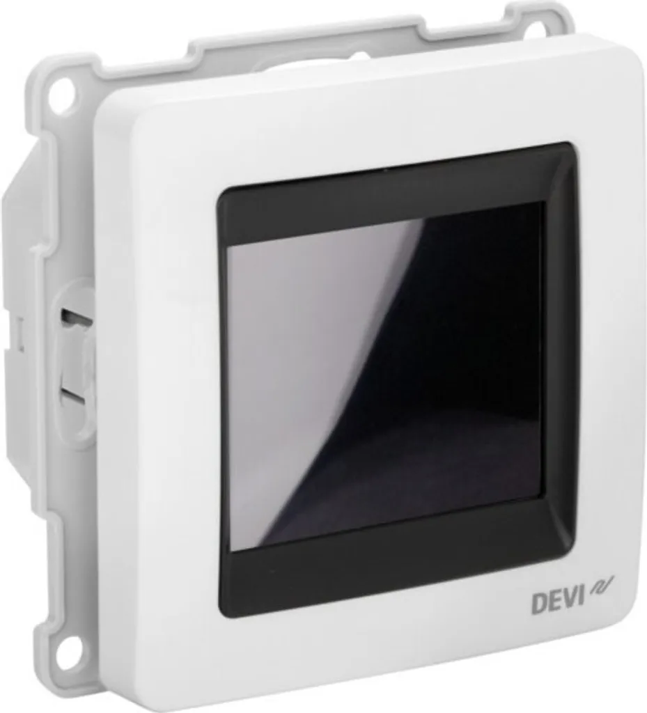 Thermostat d'ambiance tactile programmable Danfoss Devireg Touch blanc