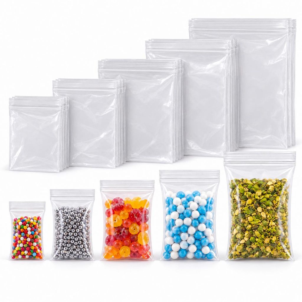 Bolsas con cierre hermético Zip de 500x, resistentes al Imagen del producto 