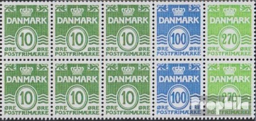 Briefmarken Dänemark 1988 Mi Hbl32 postfrisch Freimarken