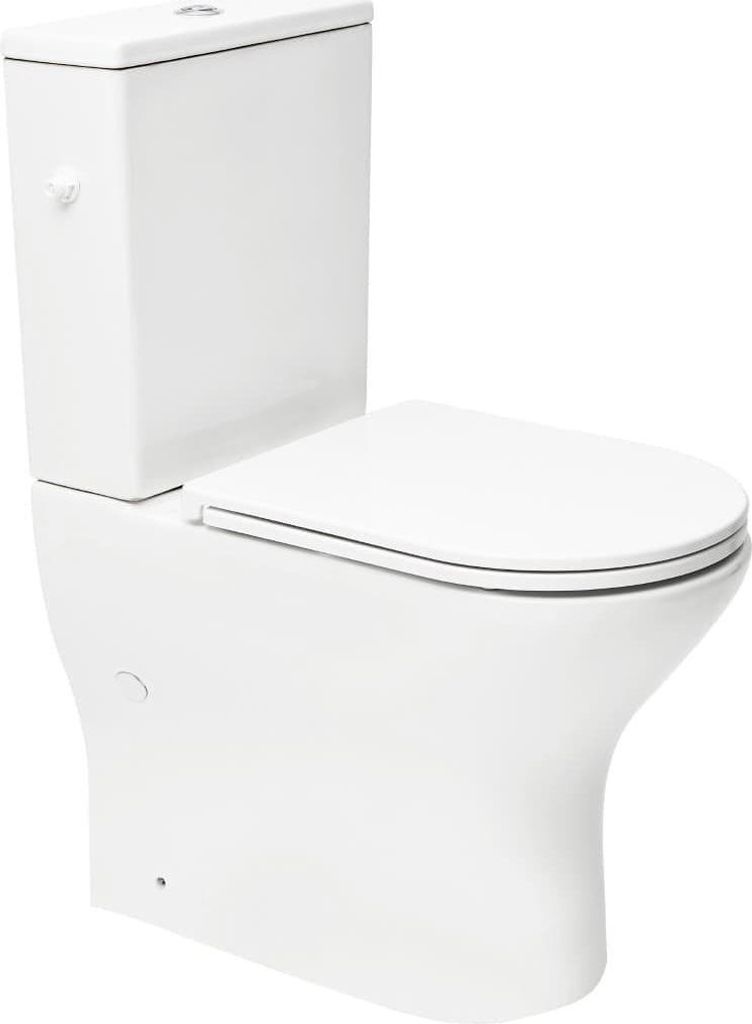 SAT Brevis spülrandlos Stand-WC Kombi-WC mit erhöhter Produktbild 