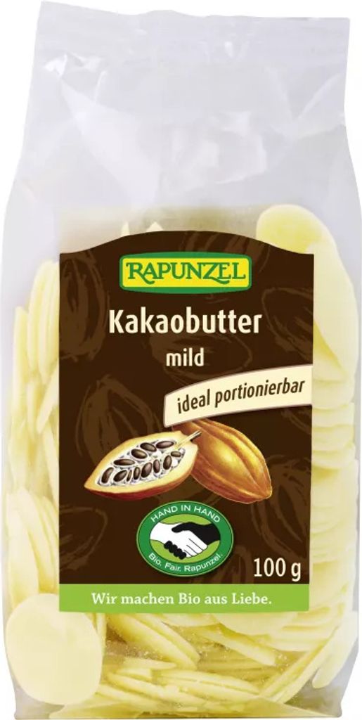 Rapunzel - Kakaové máslo jemné - 100g Obrázek produktu 