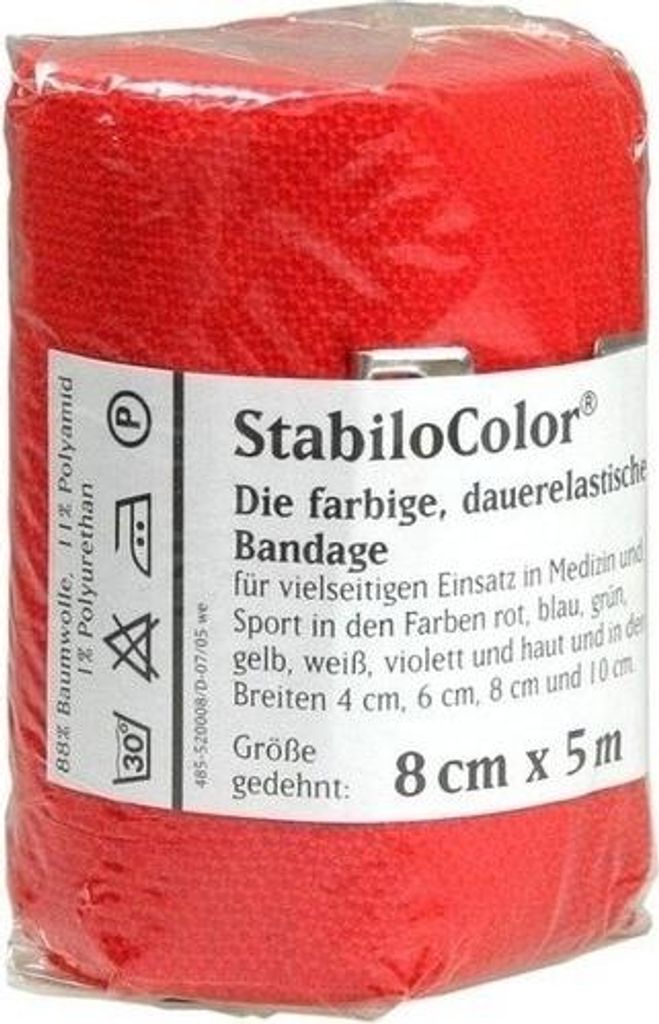 BORT StabiloColor Binde 8 cm rot