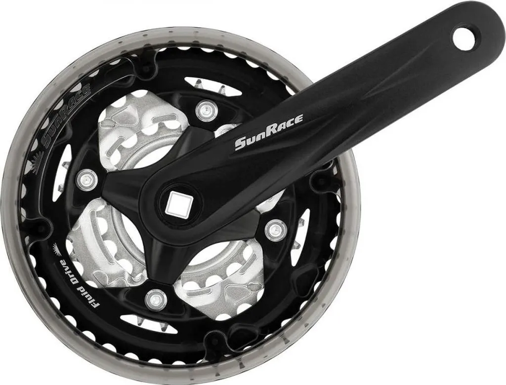 Réparez votre Transmission : Pédalier SunRace FCM600 3x7/8V 44-32-22 Noir