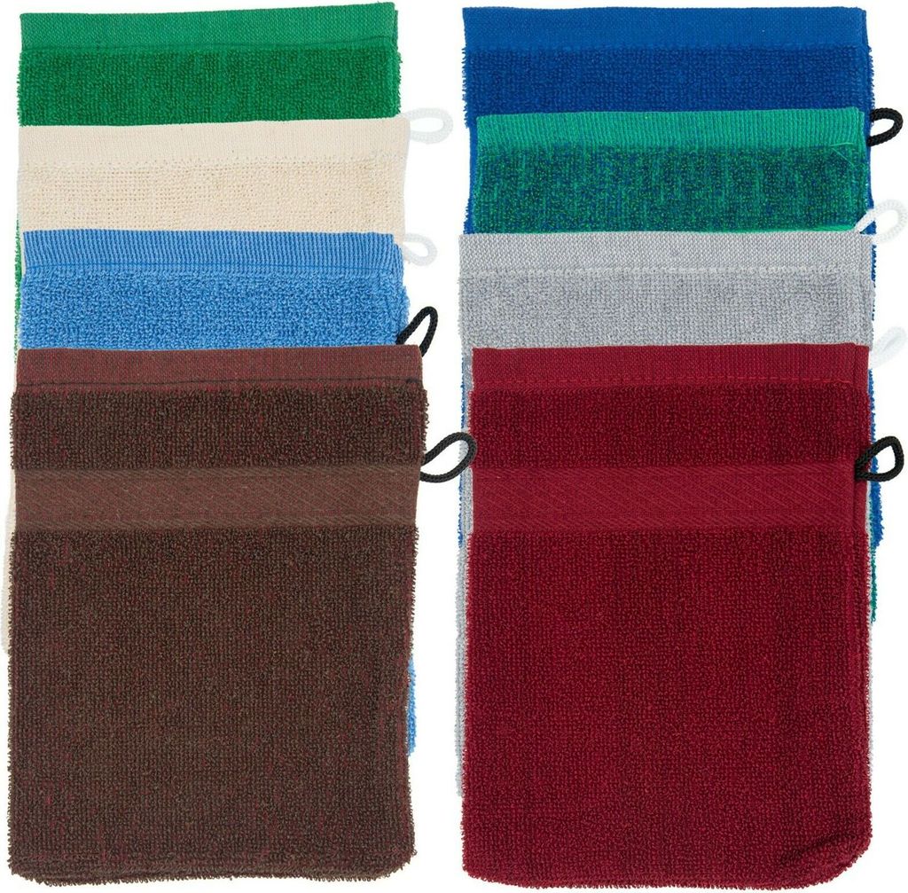 Waschlappen 4 Stück Waschhandschuh Seifenlappen Seiflappen Produktbild 1