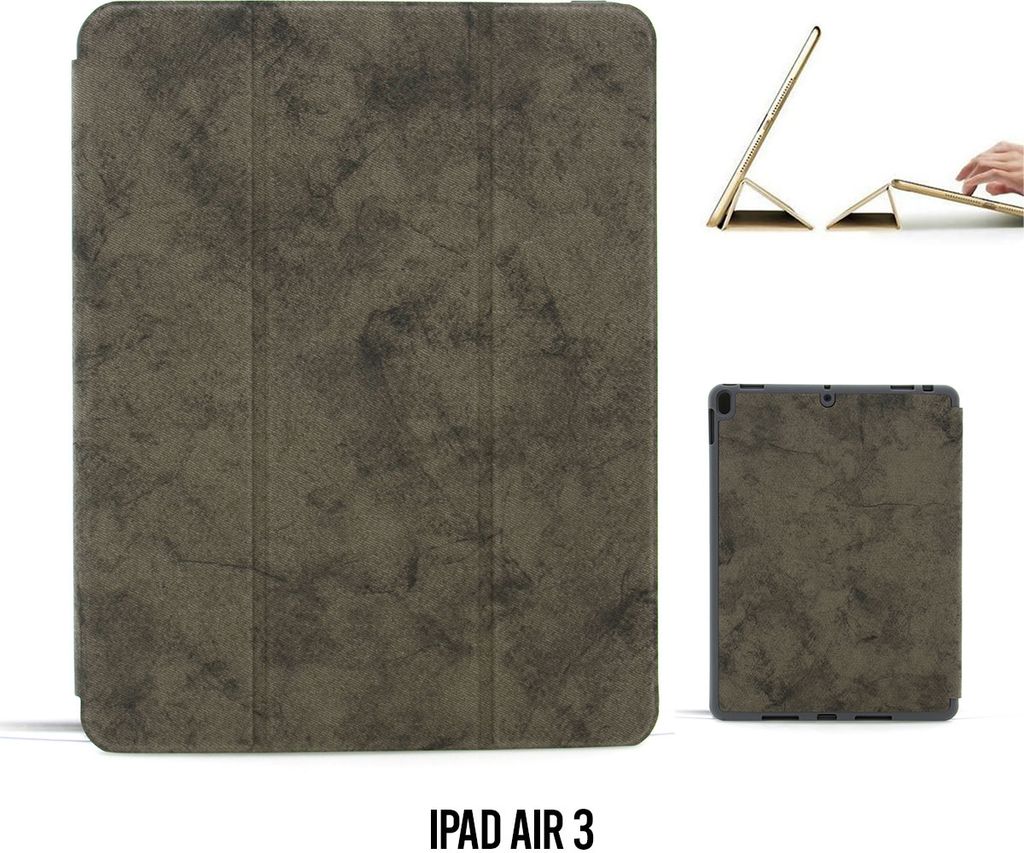 Book case Tablet Apple iPad Air 3 Smart Case Grey for iPad Air 3 Marble