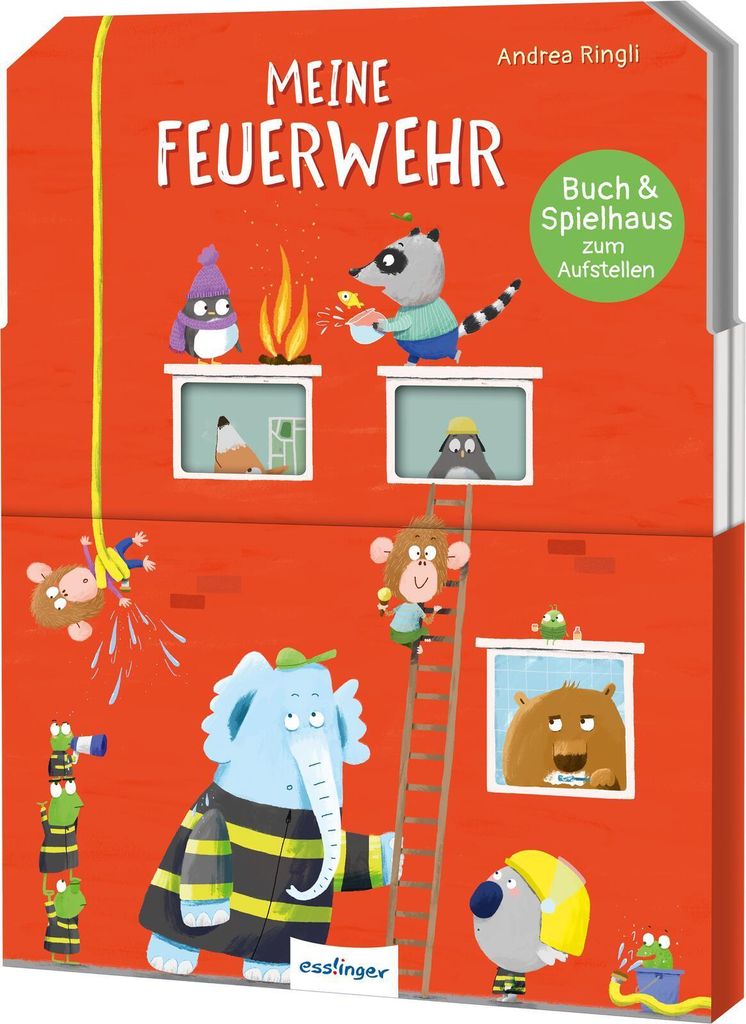 Thienemann - Esslinger Verlag GmbH Buch & Spielhaus zum Aufstellen: Meine Feuerwehr