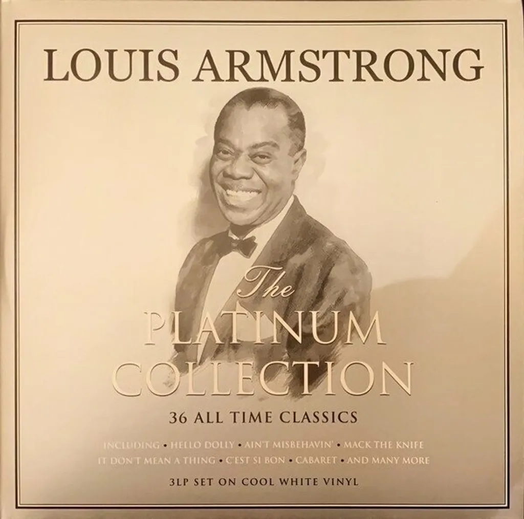 Louis Armstrong Collection de Platine Vinyle LP Album de Jazz Collector