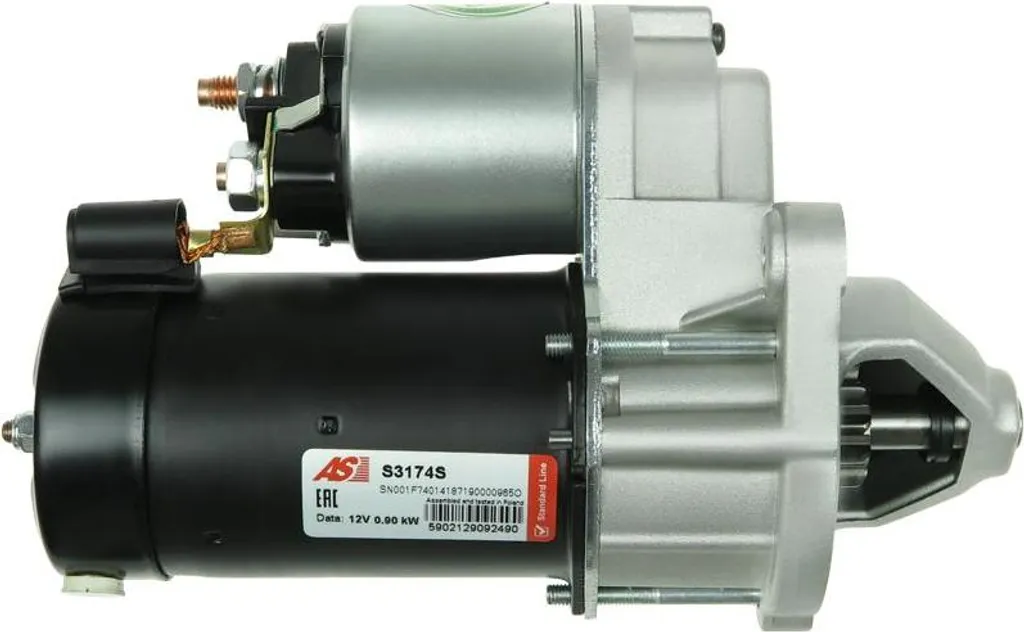 Démarreur robuste CS371 D6RA39 avec pignon 9 dents haute puissance - 2