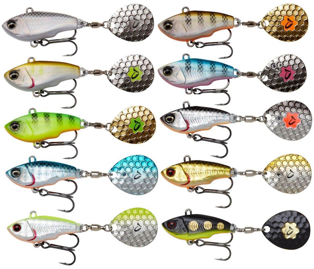 Savage Gear Fat Tail Spin sinkend - Jig Spinner, Größe / Produktbild 