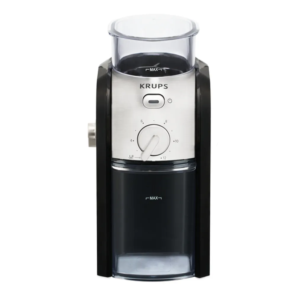 Broyeur à café électrique Krups GVX242 noir avec 17 niveaux de mouture