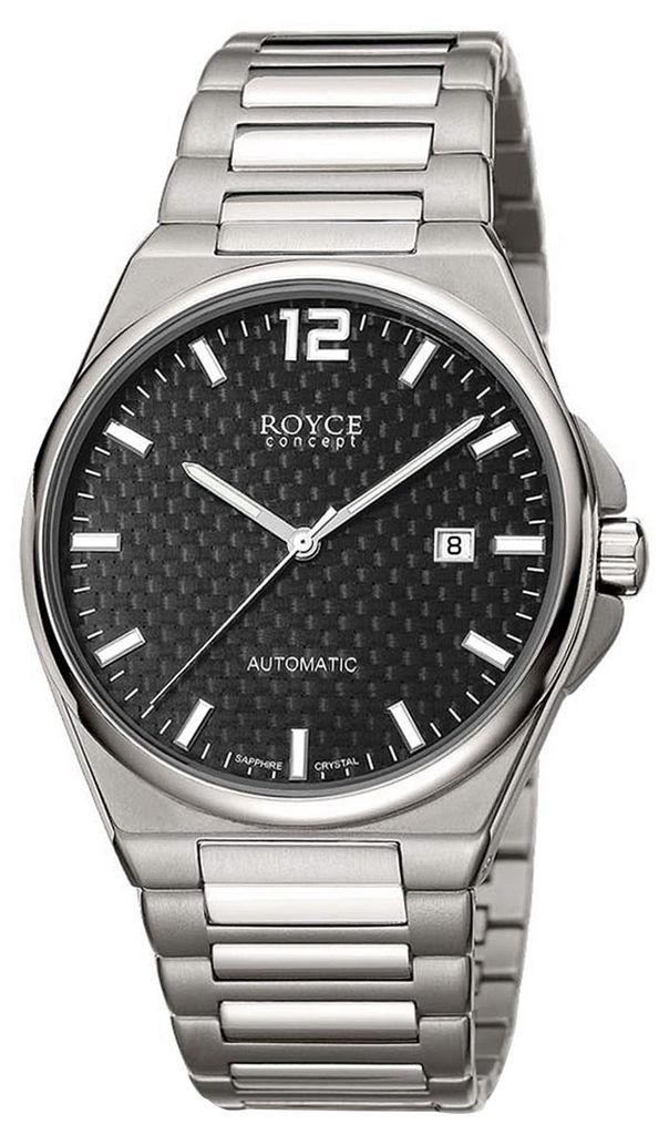 Boccia 3676-01 Herrenuhr Royce Automatik Titan mit Saphirglas