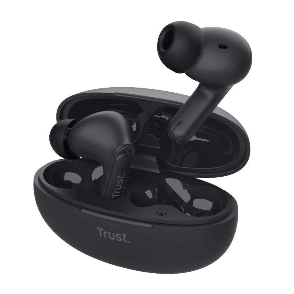 TRUST Trust Yavi Auricolare True Wireless Stereo (TWS) In-ear Chiamate/Musica USB Type-C Bluetooth Nero