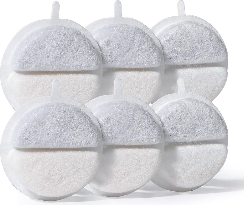 6er-Pack Ersatz-Wasserfilter für Katzentrinkbrunnen, Produktbild 