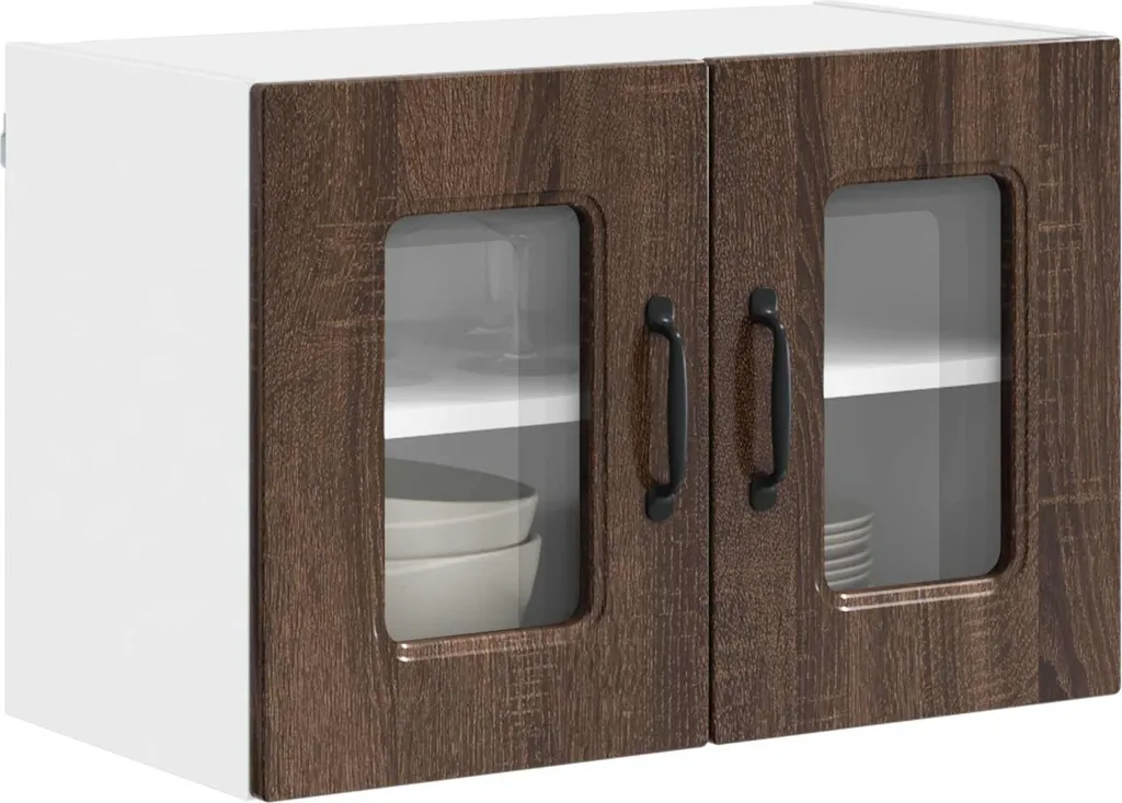 Mini Pensile Cucina 60x31x40 Rovere Marrone | Soluzione Salvaspazio vidaXL