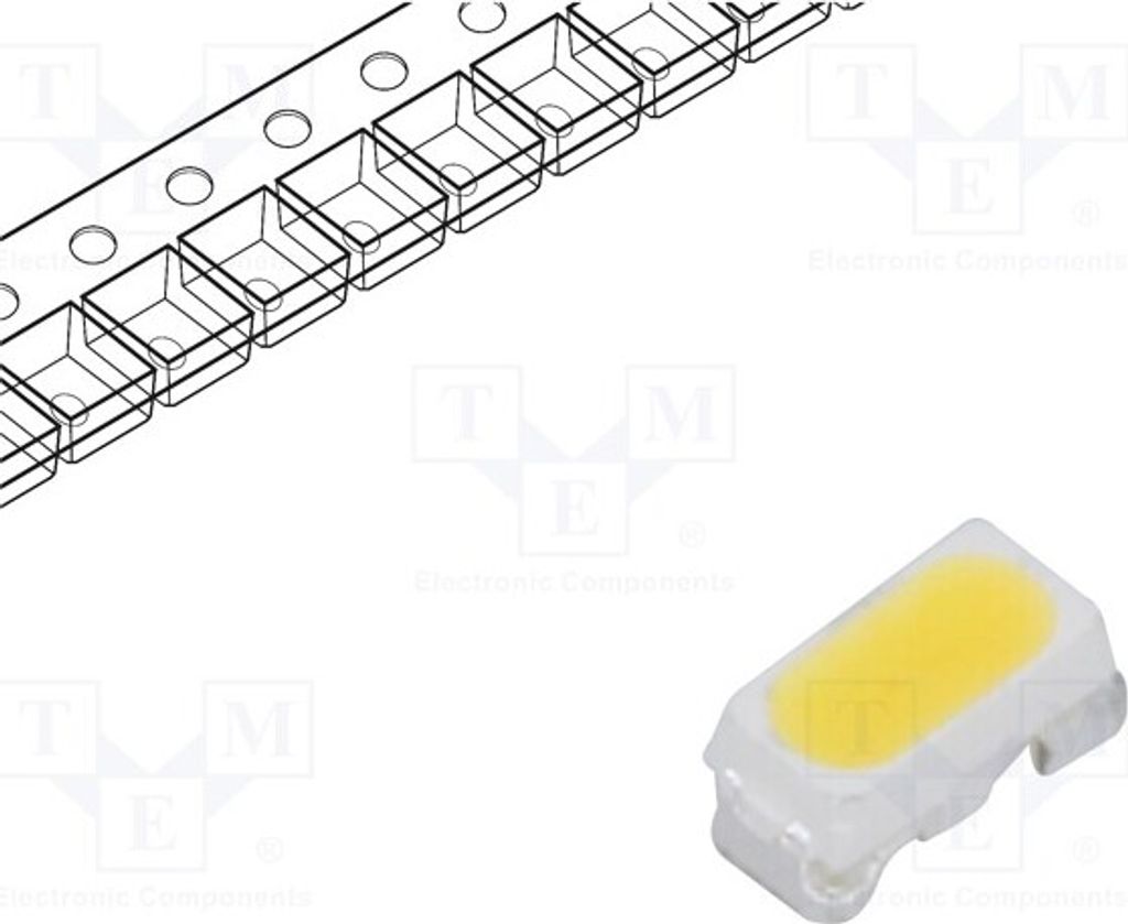 10x LED SMD 3700-4500K weiß neutral 7÷11lm 80 3014,PLCC2 120° RF-40HC13DS-EC-Y LED